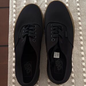Vans Men's Black and Brown Sneakers